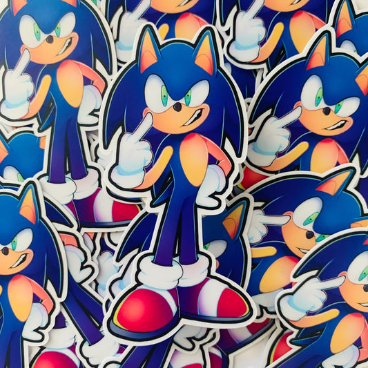 Neutral Alignment Chao Meme 3.5 Sticker, Sonic Adventure 2 Inspired