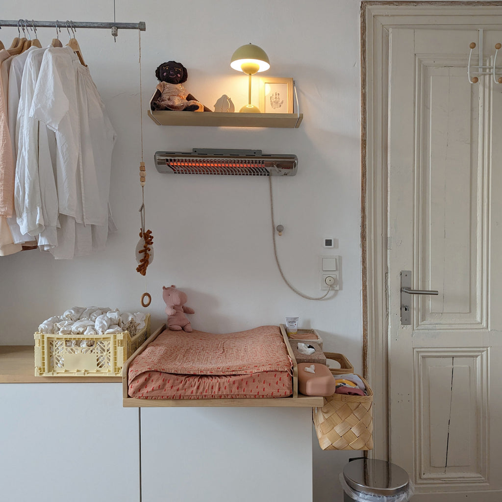 Judes changing table eco-friendly nursery, sustainable nursery design