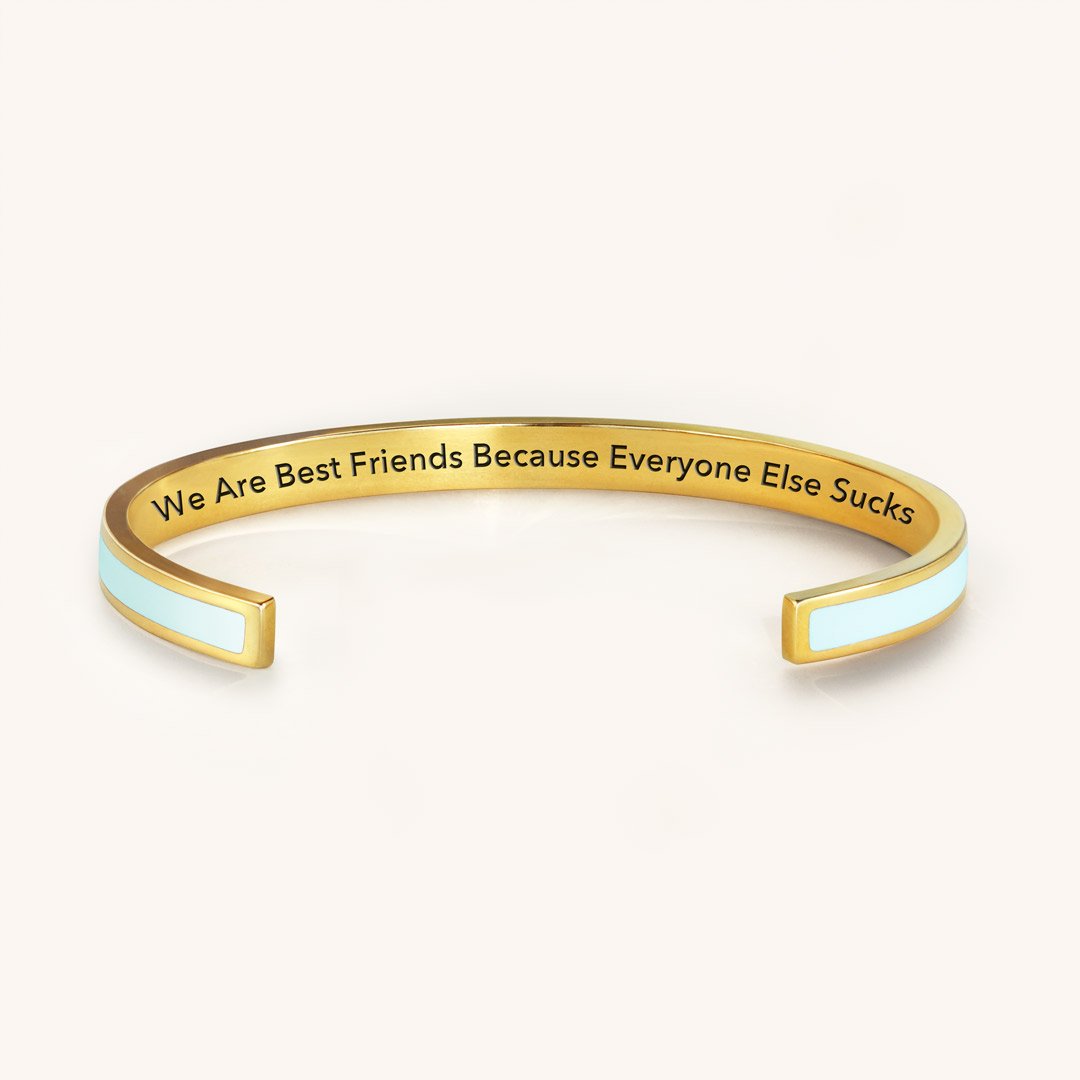 WE ARE BEST FRIEND COLOR BANGLE 50% OFF - Storysgift product image