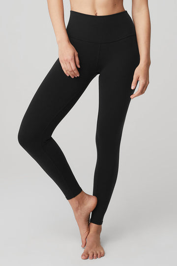 Alo High Waist Airbrush Legging Black W5473R - Free Shipping at Largo Drive