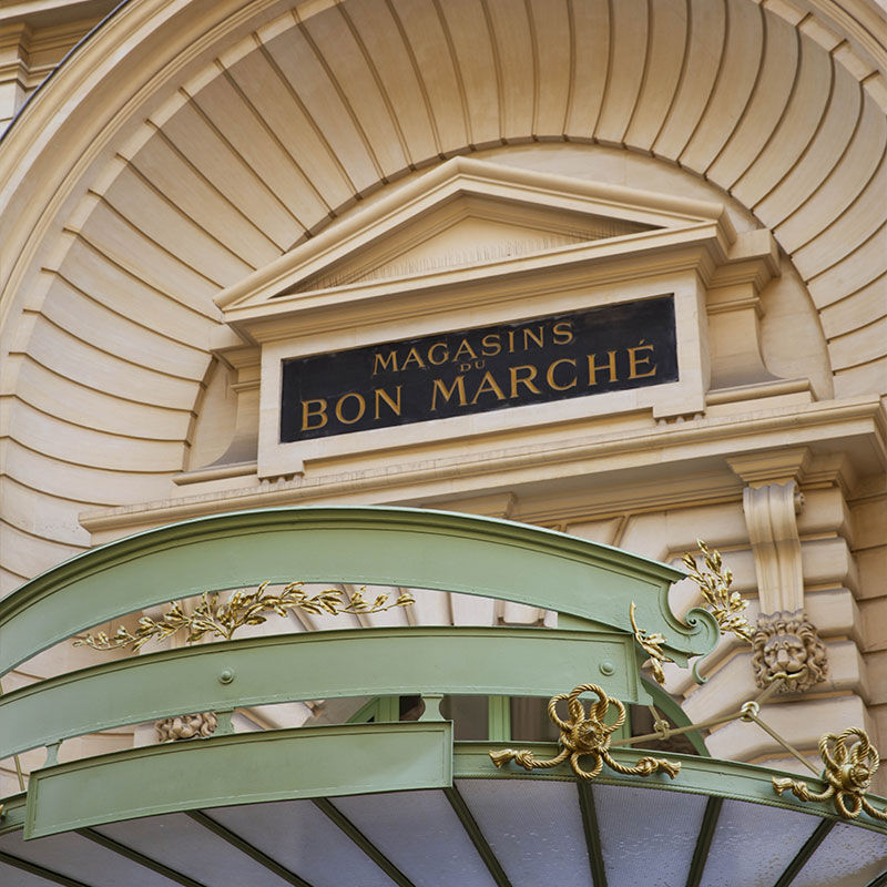 Happy 160th anniversary for prestigious LVMH's Le Bon Marche Rive