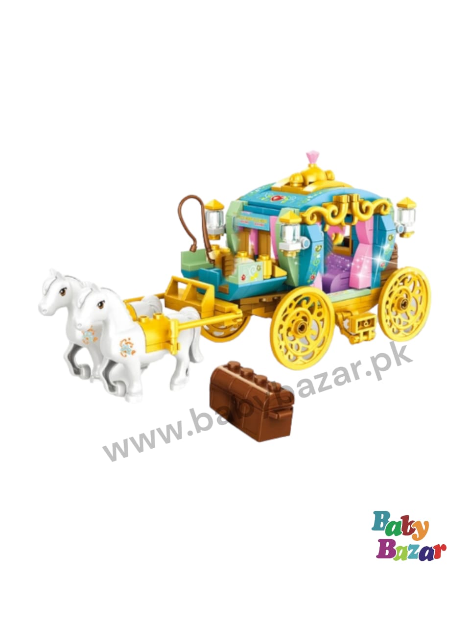 358 PCS Princess Carriage LegoBrick Set