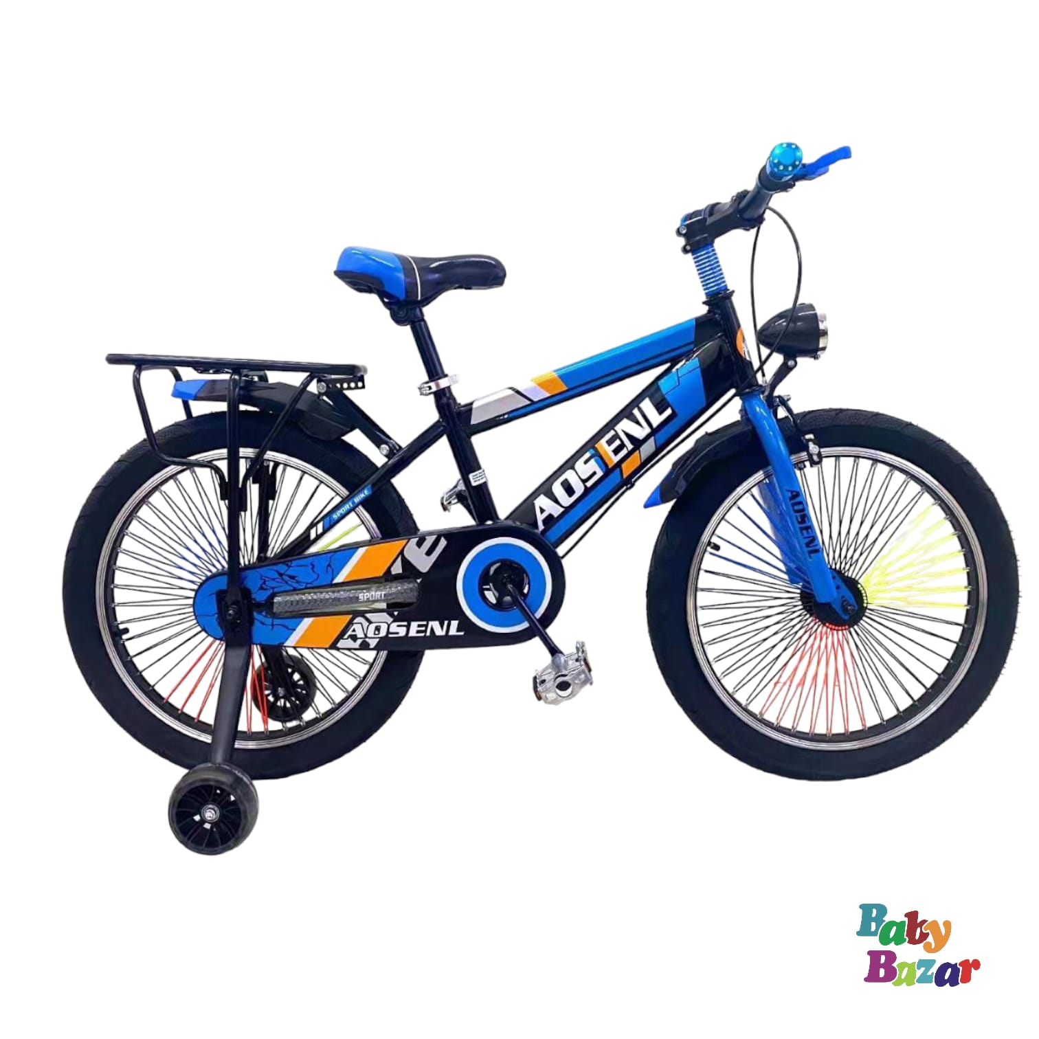 بلیو کلر میں بچوں کے بچوں کے لیے اہم سائیکل