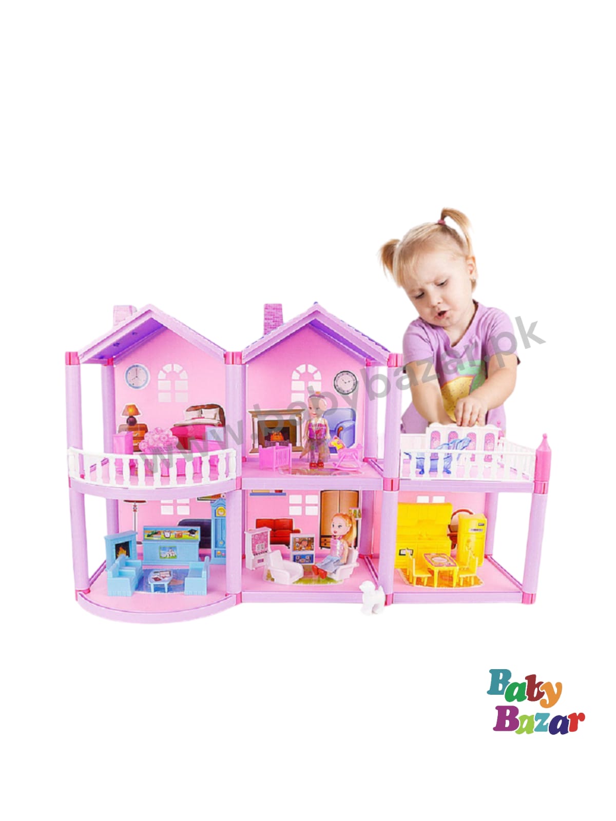 Beauty Villa Girls Doll House With Accessories