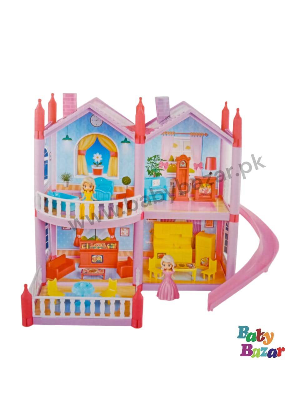 Princess Dream Beauty Villa Girls Doll House With Accessories