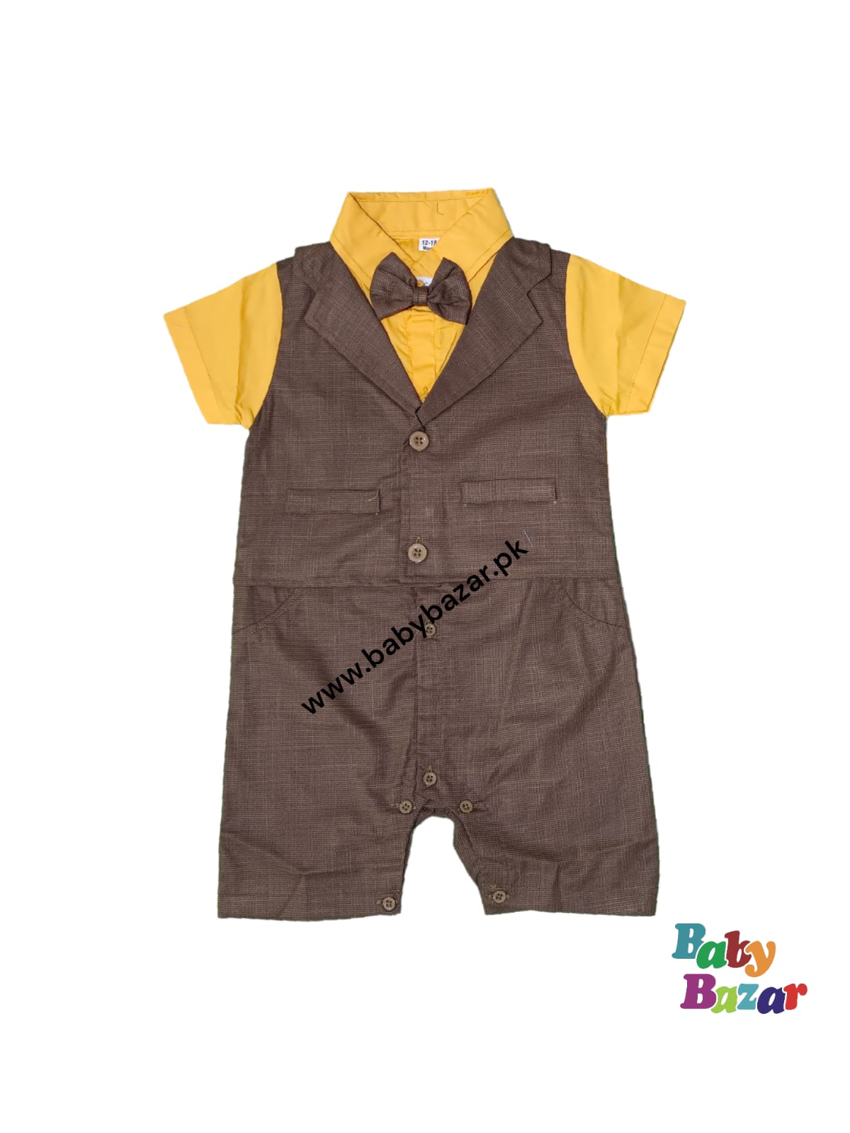 Summer Stylish Romper with Bow Tie for Kids -