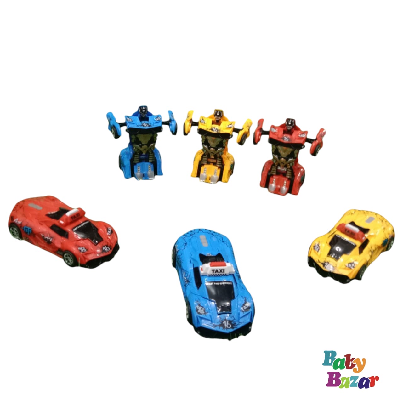 Mini 2 In 1 Car Toys One-key Deformation Car Toys Automatic Transformation Robot Model Car Diecasts Toy Boys Gifts Children Toy