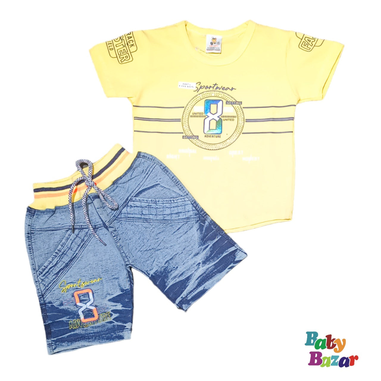 Classic Nicker Shirt For Baby Boy - Light Yellow