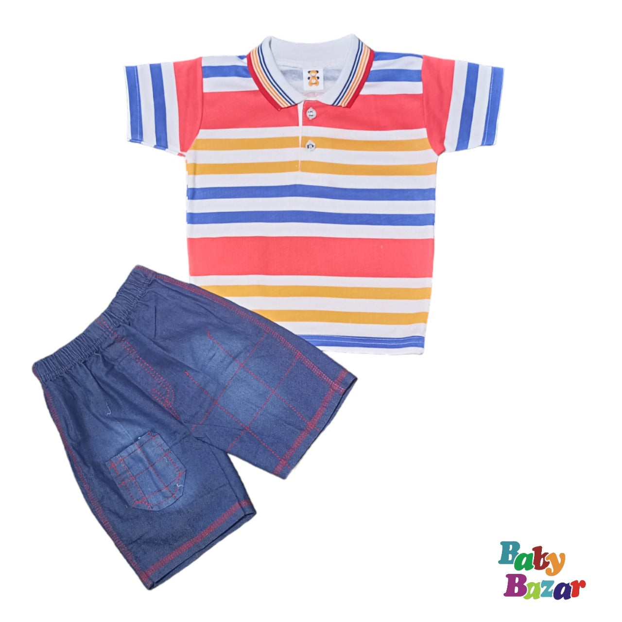 Beautiful And Attractive Nicker Shirt For Baby Boy - Multi