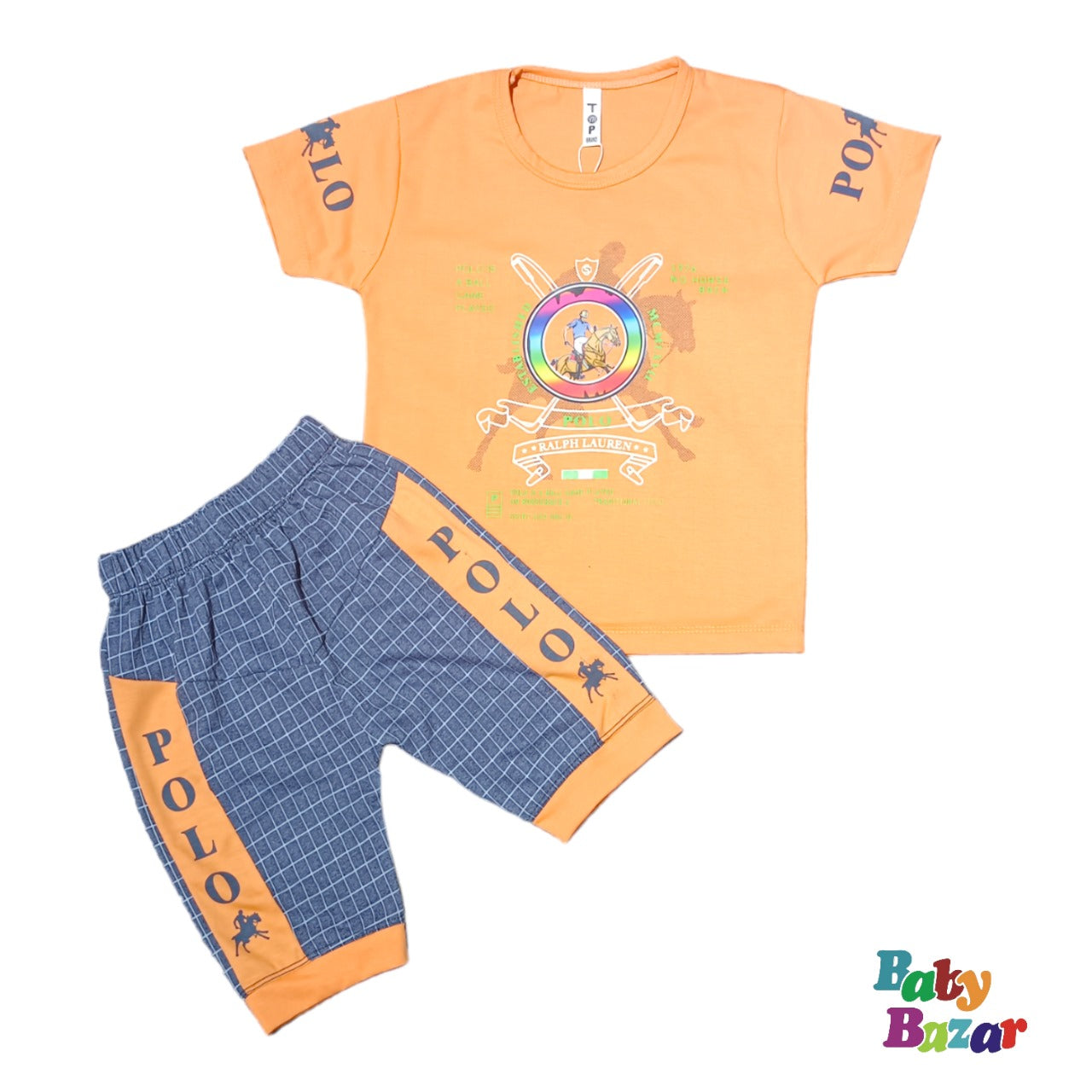 Best Stylish Nicker & T-Shirts For Baby Boy - Orange