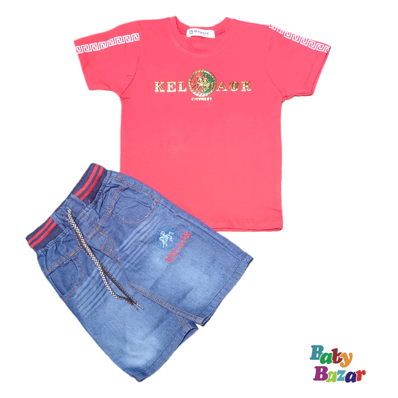 New Best Summer Nicker Shirt For Baby Boy - Red