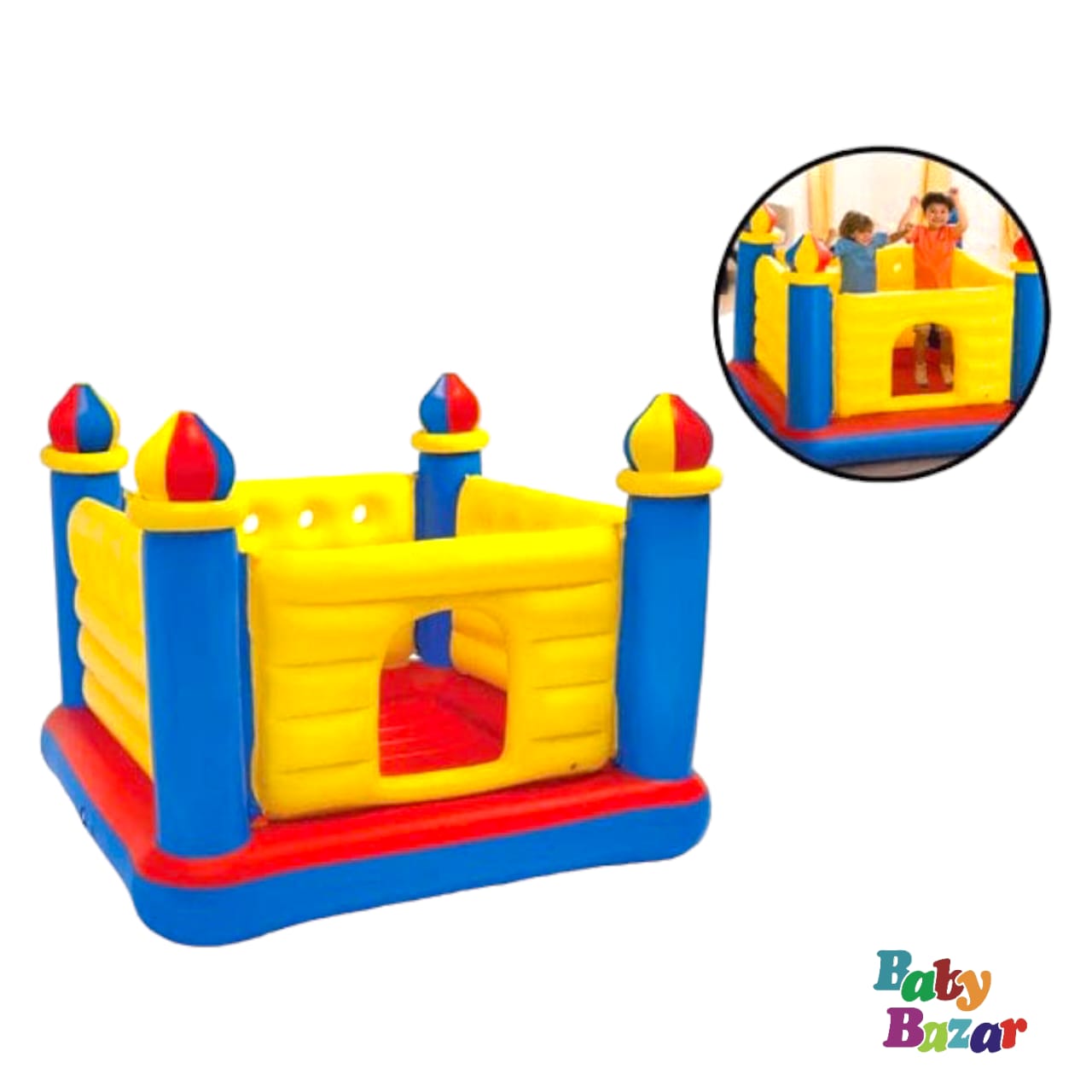 Intex - Jumping Castle Inflatable Bouncer (Complete Deal)