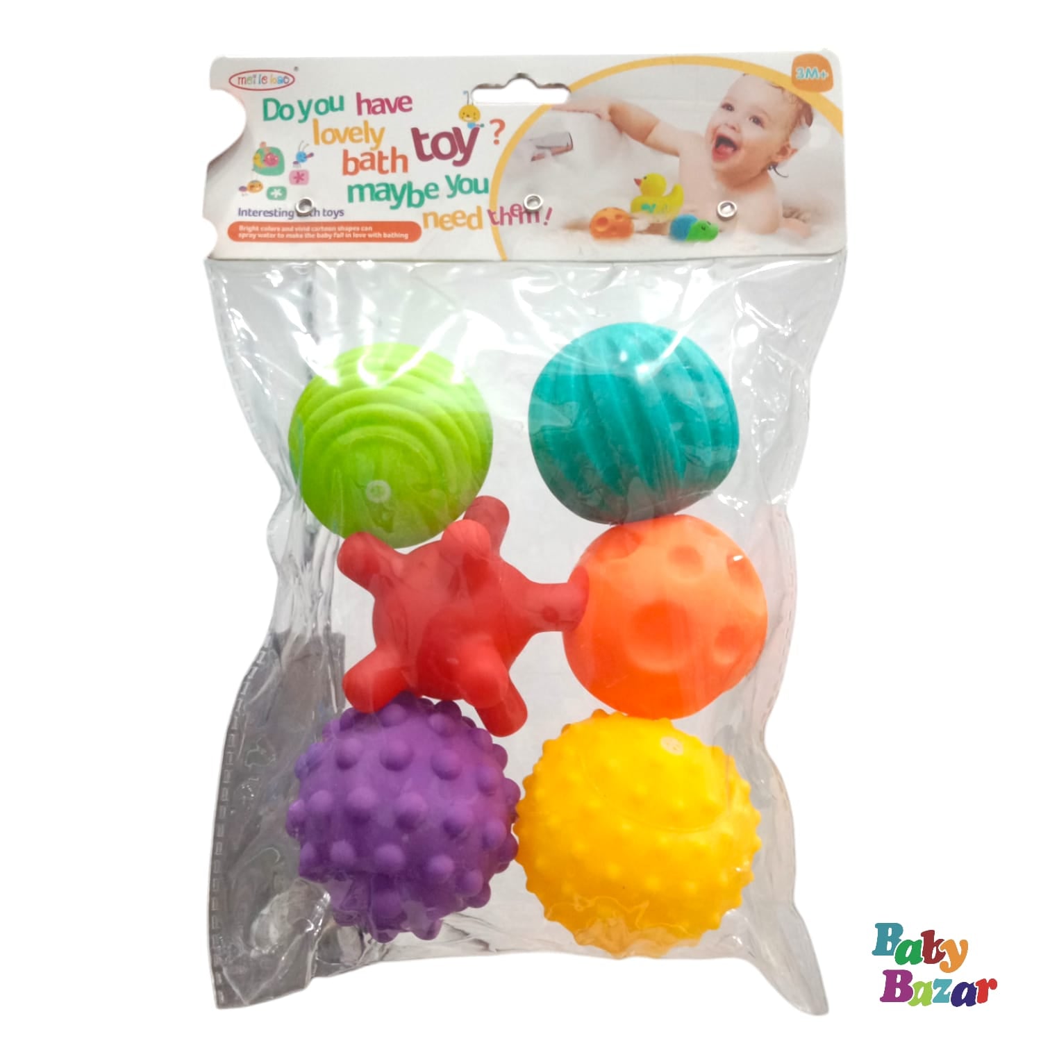 Bathing Baby Play Set Pack of 6 Pieces