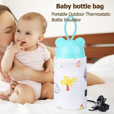 Baby Bottle Thermostat Non-Toxic Feeding Bottle Warmer Nursing Bottle  Insulation Cover, babybazar.pk