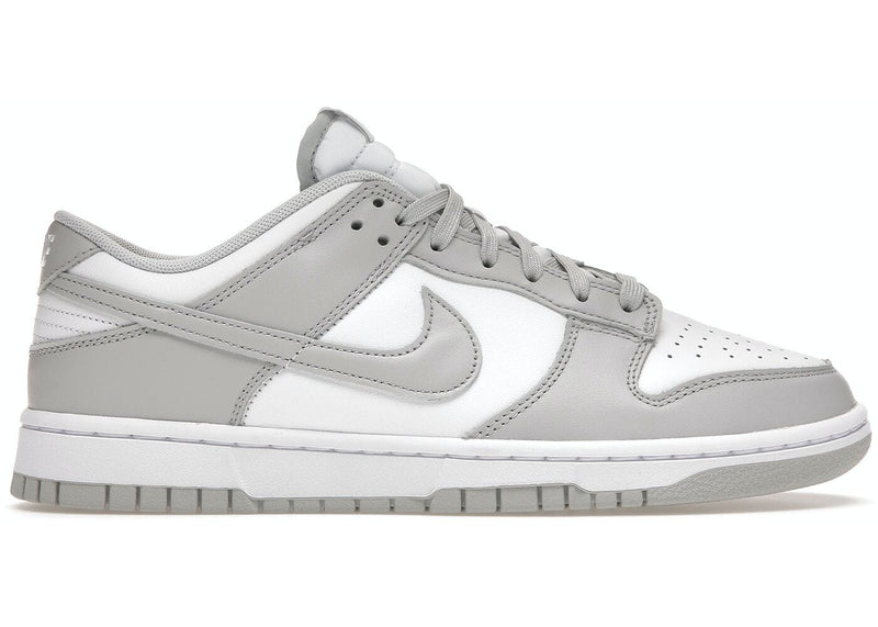 low grey and white dunks