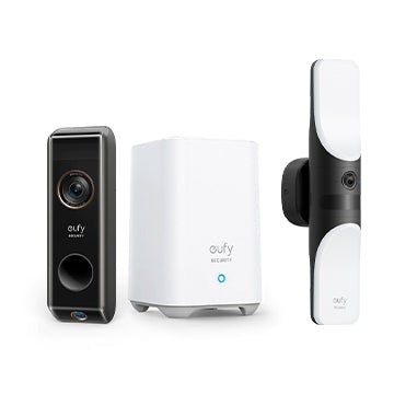 Video Doorbell S330 + Wired Wall Light Cam S100