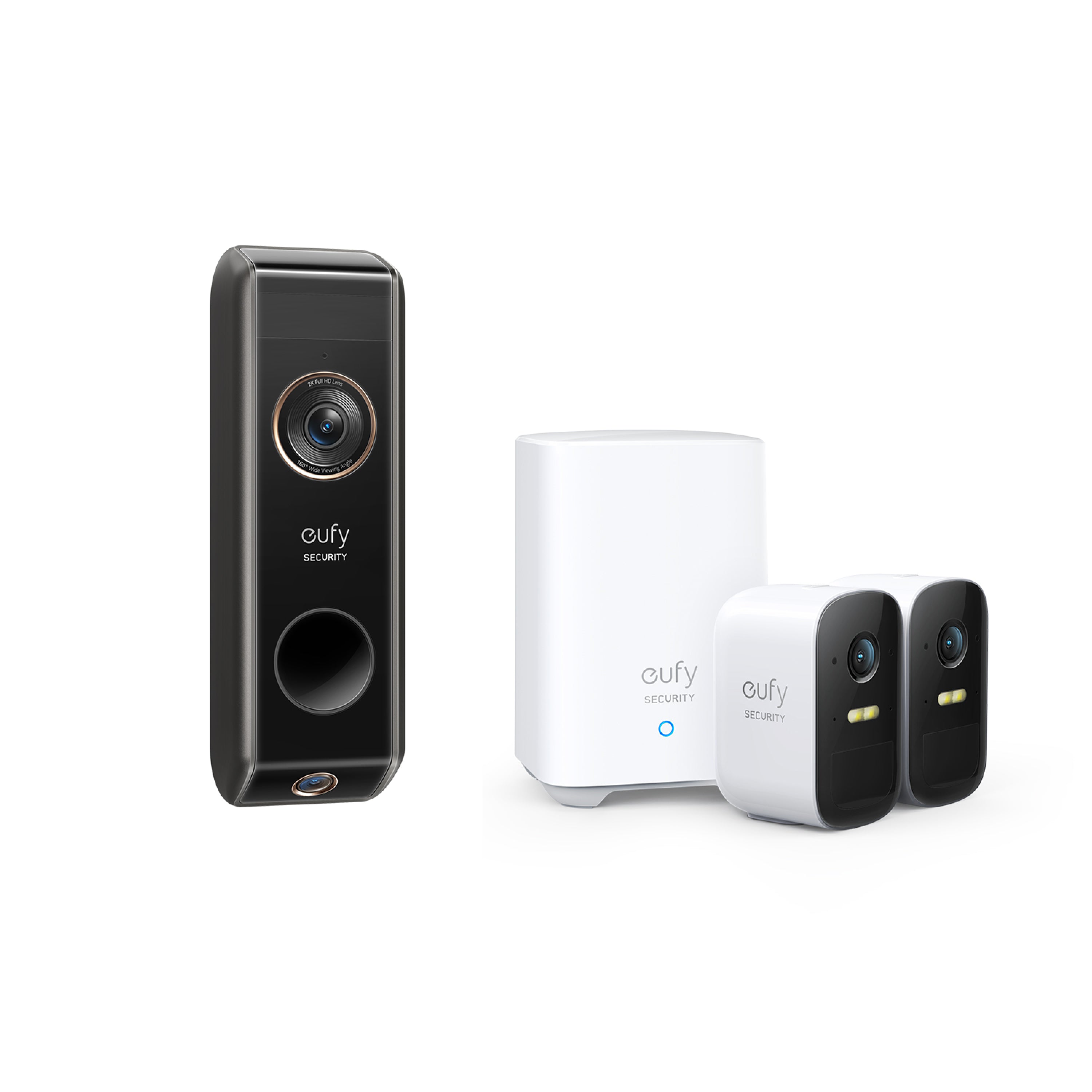 eufyCam 2C + S330 Video Doorbell Add-on Unit