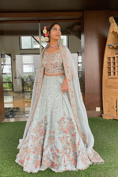 light blue lehenga choli – Page 17 – Joshindia