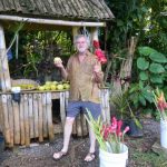 Anthony Morrocco in Hawaii at fruit stand
