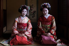two woman from asia