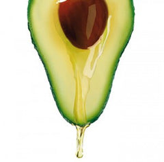 avocado with oil dripping down