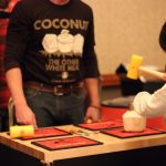 coconut splitting at raw living expo