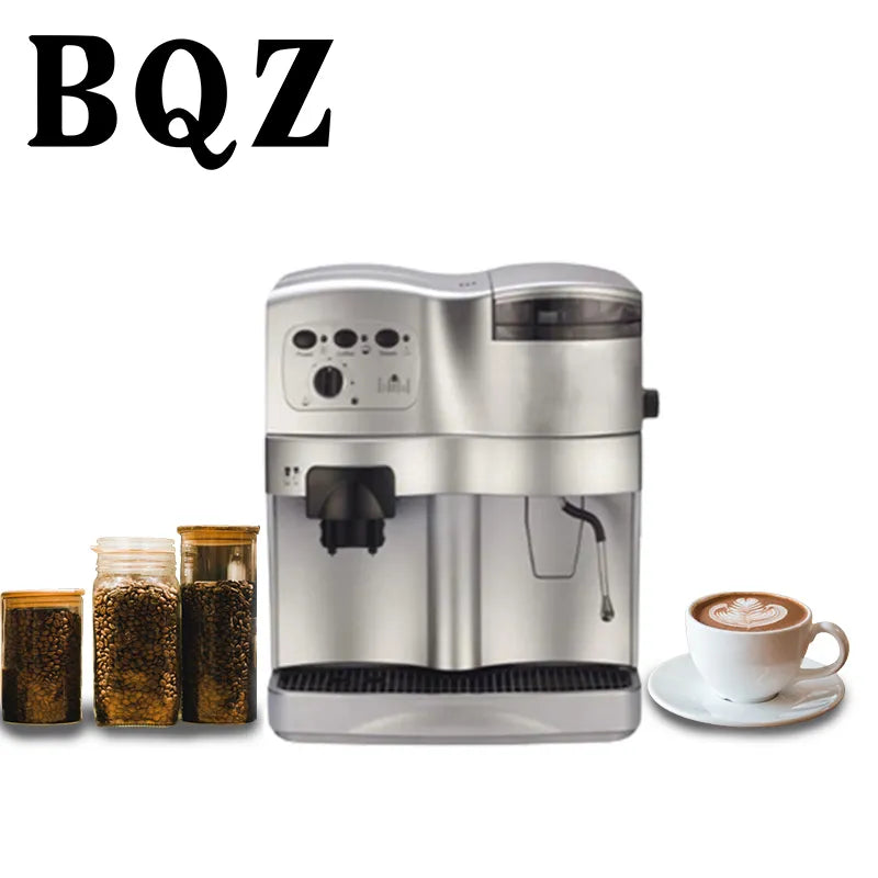 Home and Kitchen Appliances 19 Bar Espresso Fully Automatic Steam Milk Foam American Italian Freshly Ground Coffee Maker Machine