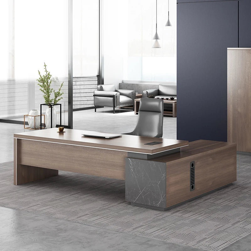 2022 Modern Furniture Manager Desk Workstation Luxury Wooden Executive Office Desk Office Table