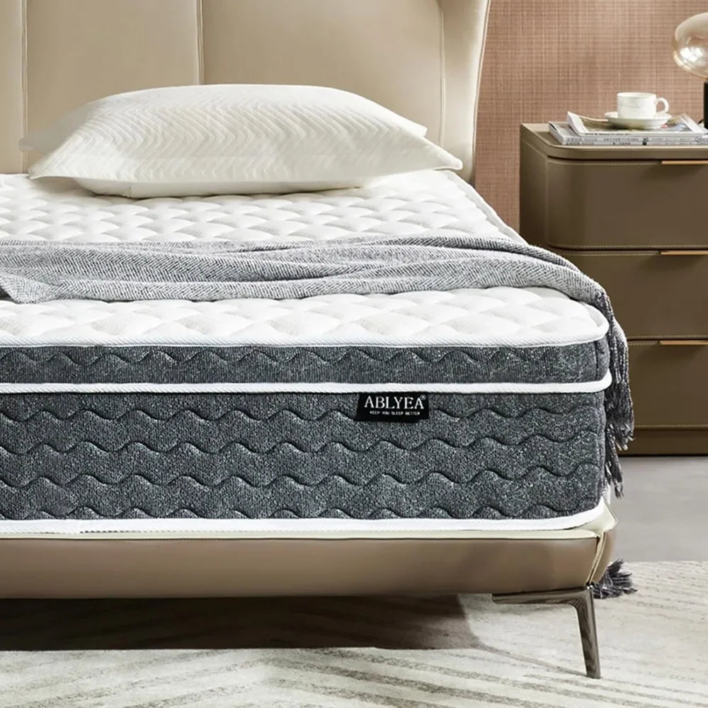 Queen Mattresses 12 Inch Hybrid Mattress in a Box, Individually Wrapped Pocket Coils Innerspring, CertiPUR-US Certified