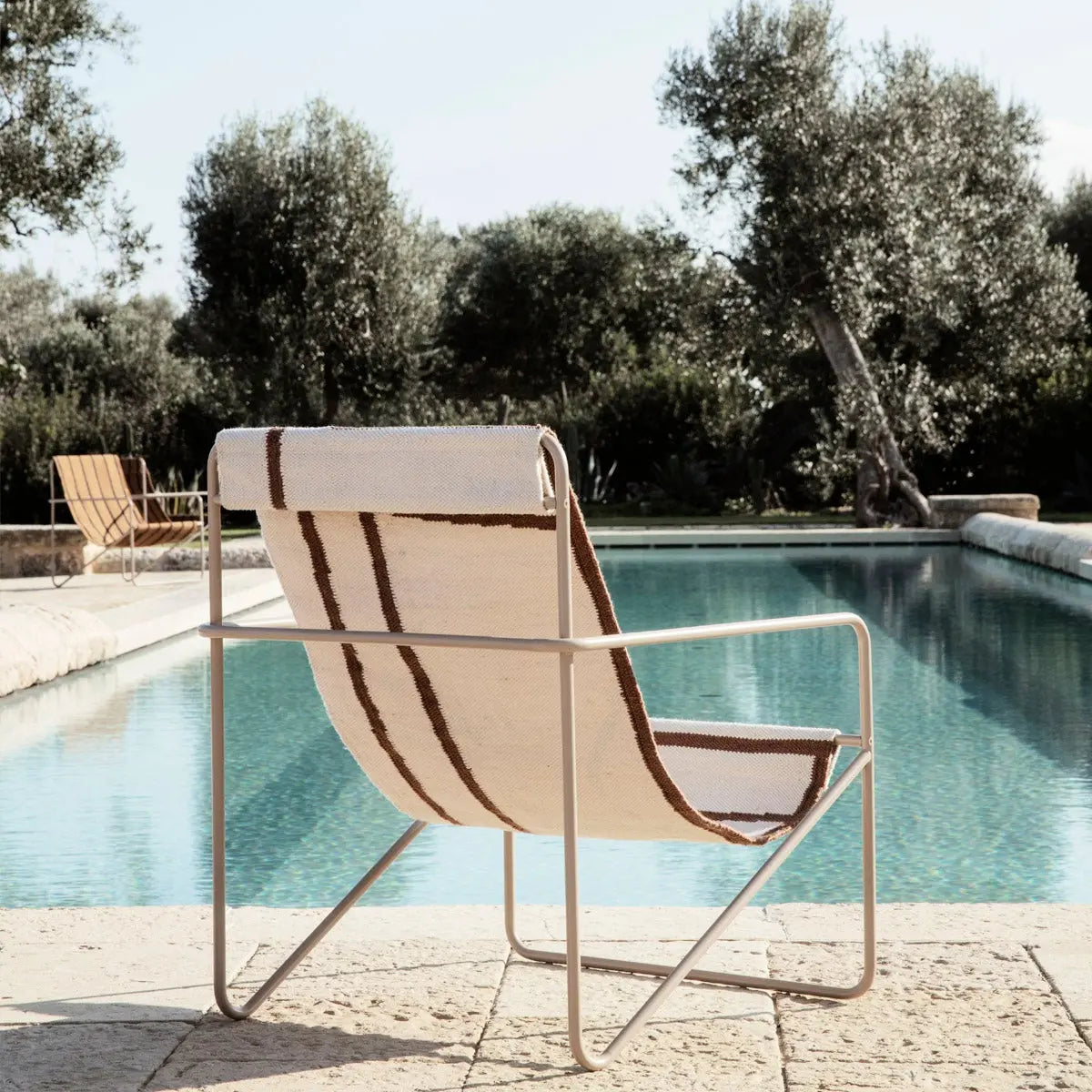 ferm Living Desert Lounge Chair Cashmere Soil