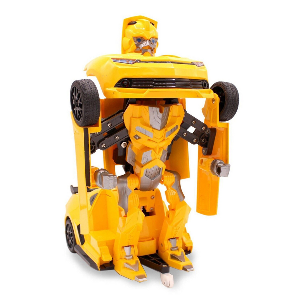 Yellow Transformer Bumblebee Robot Car For Kids – 