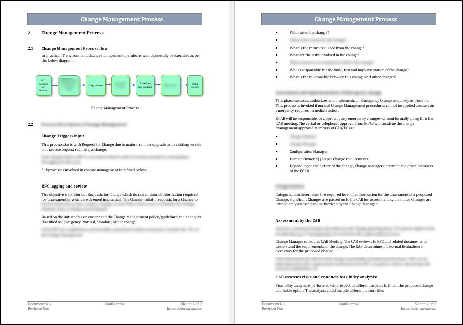 Change Management Process Template