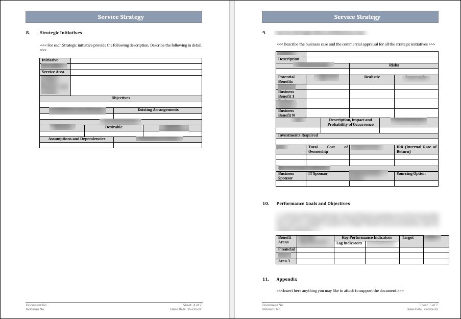 Service Report Template