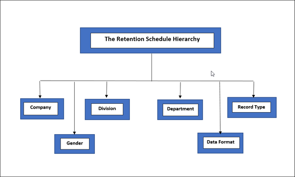 Data Retention Schedule Hierarchy