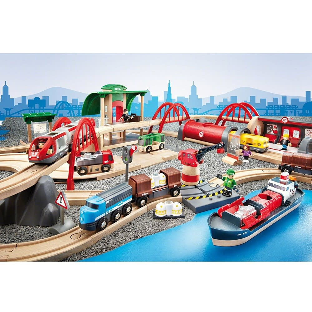 brio deluxe railway set layout