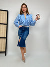 Longuette in denim