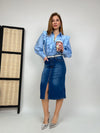 Longuette in denim