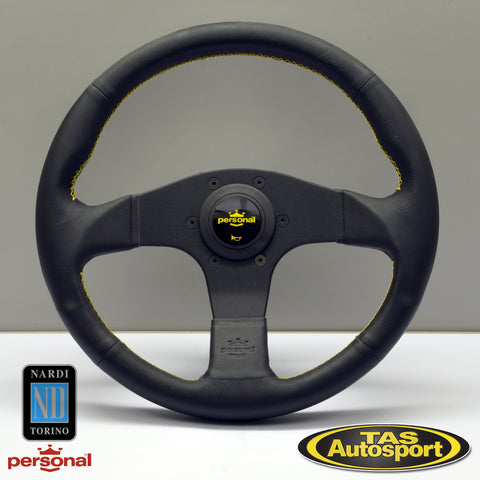 Nardi Neo Actis Leather Yellow Stiching 350 Steering Wheel – Tas 