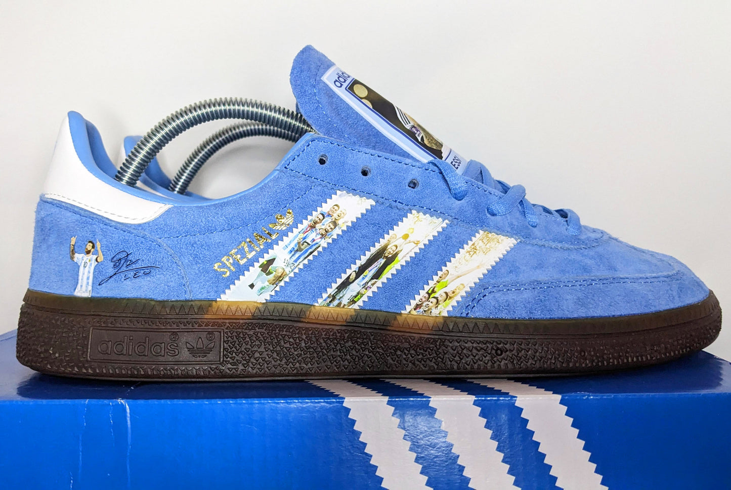 Limited edition Argentina Messi GOAT blue / Adidas Ha –