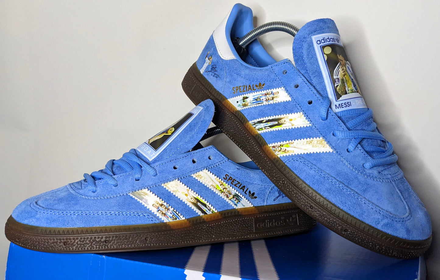 Limited edition Argentina Messi GOAT blue / Adidas Ha –