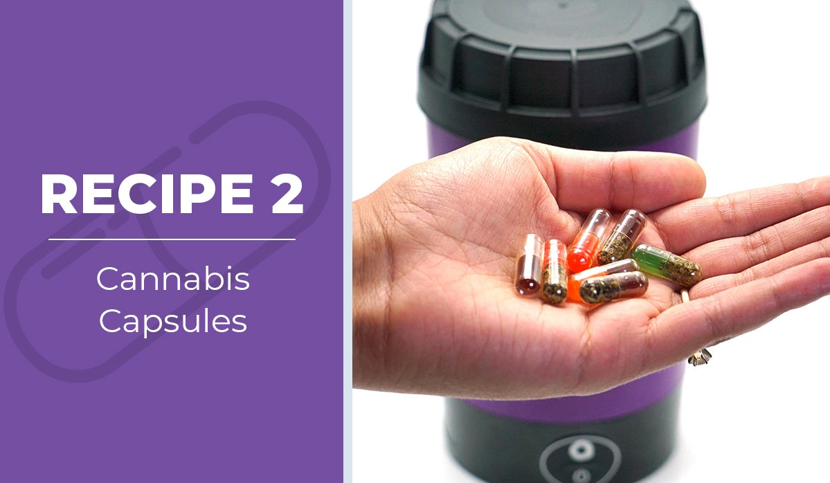 cannabis capsules with thc or cbd recipe