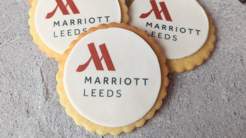 Hotel biscuits for Marriott hotel in Leeds