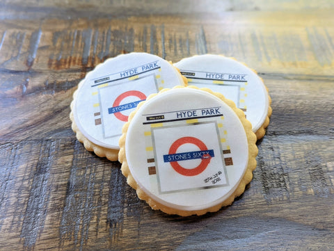 Branded biscuits for the Rolling Stones in Hyde Park concert