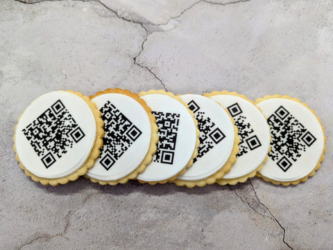 QR code biscuits