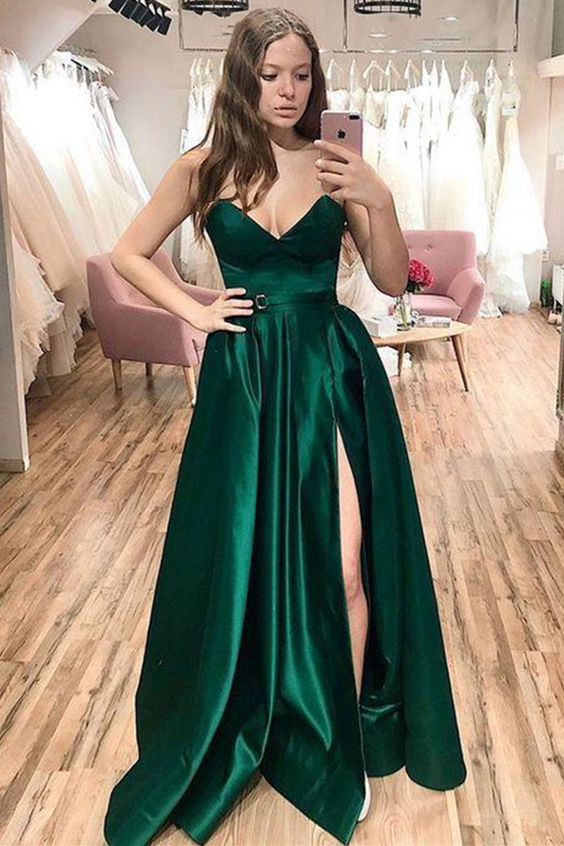 Green Matric Farewell Dresses