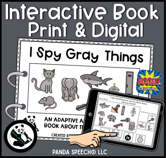 I Spy PURPLE Things! Color Series Print & Make Books (includes a digital  BOOM Card book)