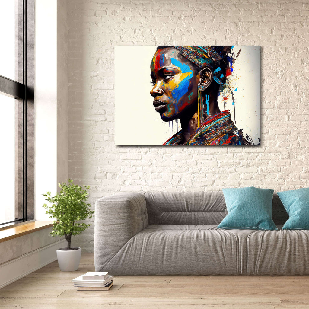 african-warrior-painting