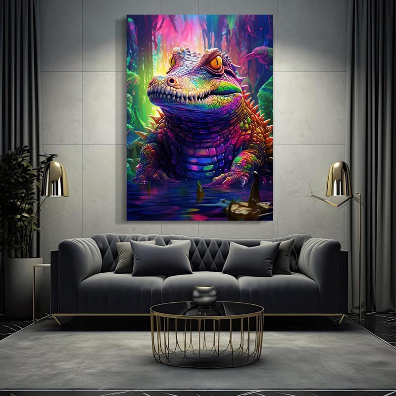 crocodile-painting
