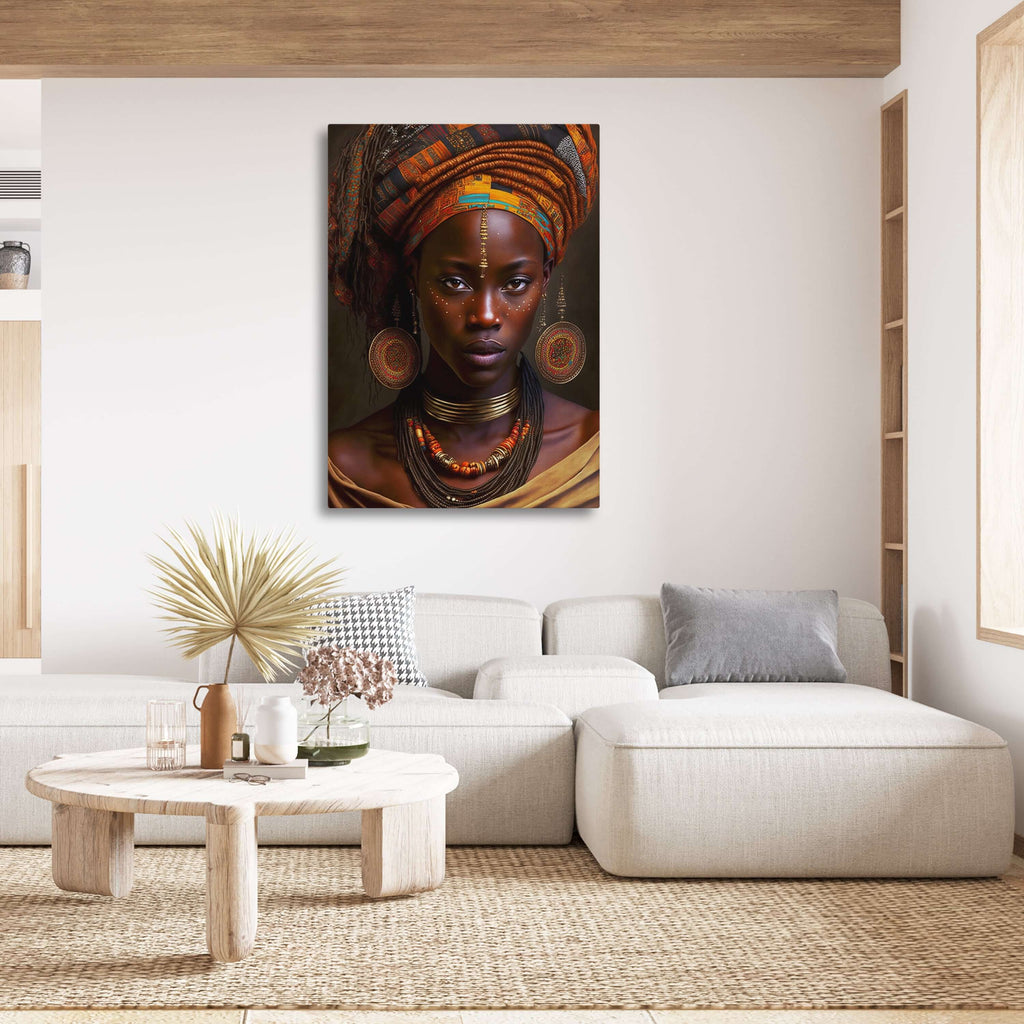 painting-woman-africa