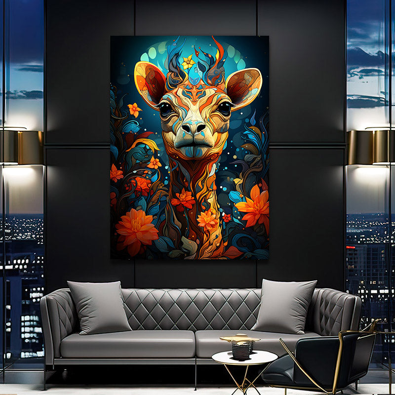 colorful-giraffe-painting